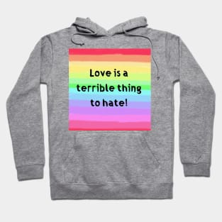 Rainbow - Love is a terrible thing to waste Hoodie